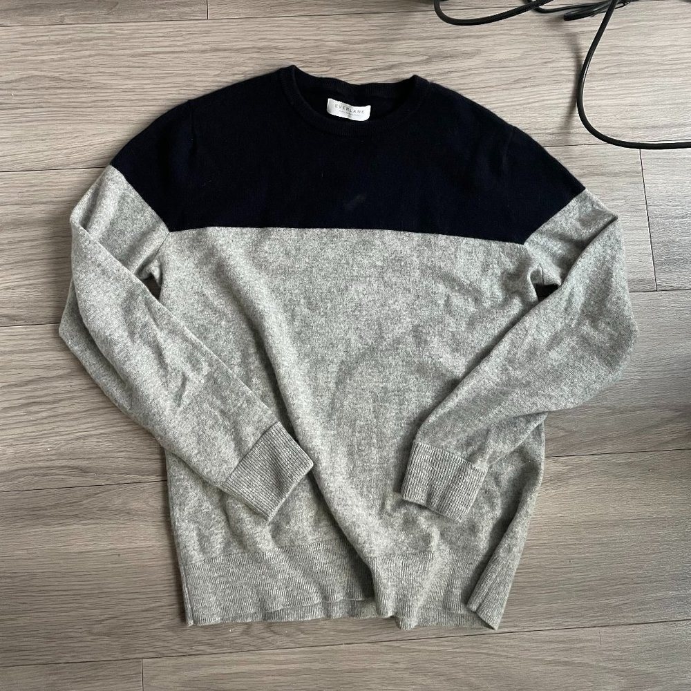 Everlane Cashmere Colorblock Sweater